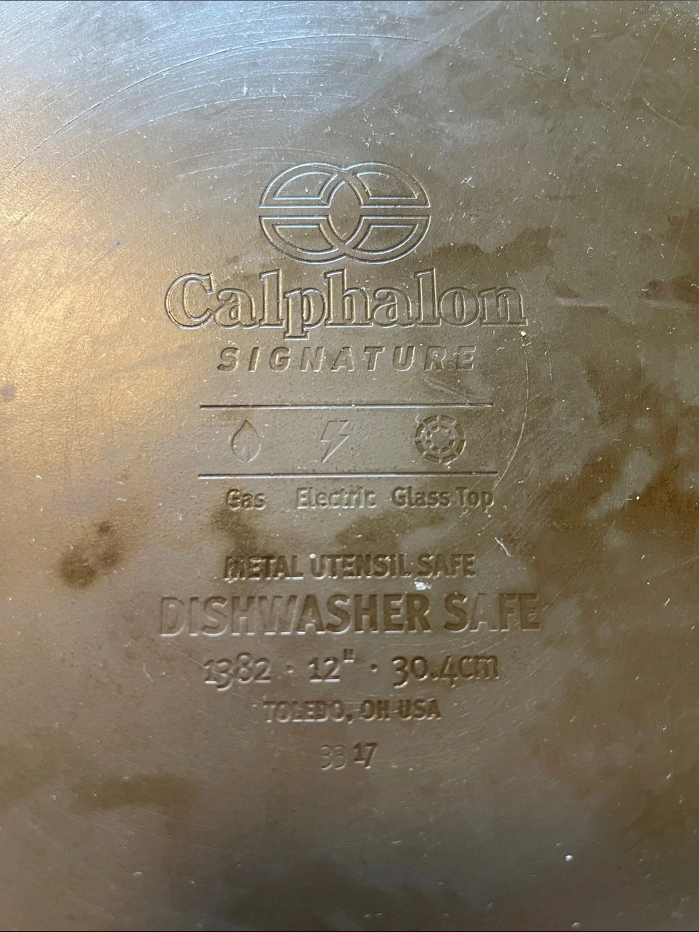 Calphalon  Nonstick Sauté Pan with Glass Lid and Stainless Steel Handles